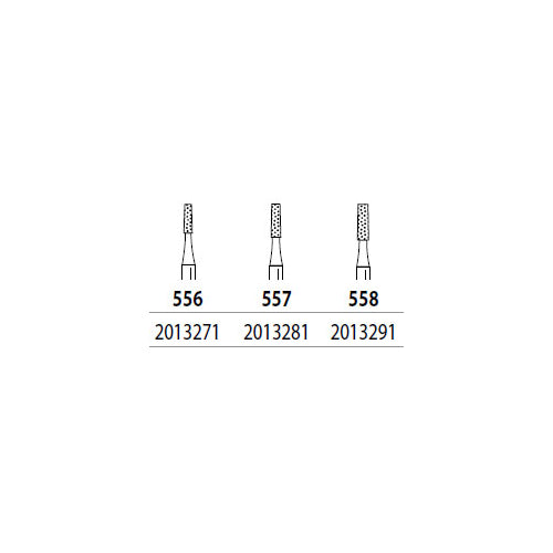 Abrasive Technology Two Striper FG Friction Grip #557 Operative Medium Grit Diamond Burs 5/Pk