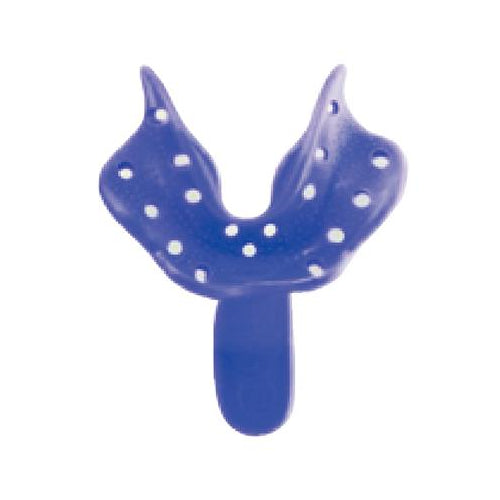 Keystone 0921703 Edentulous Tray Aways Lower Large Perforated Impression Trays #6 12/Pk
