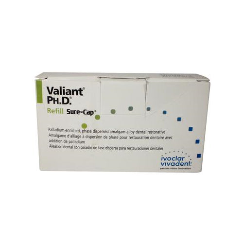 Ivoclar Vivadent 6050410 Valiant Ph.D Single Spill Phase Alloy Capsules 400mg 50/Bx
