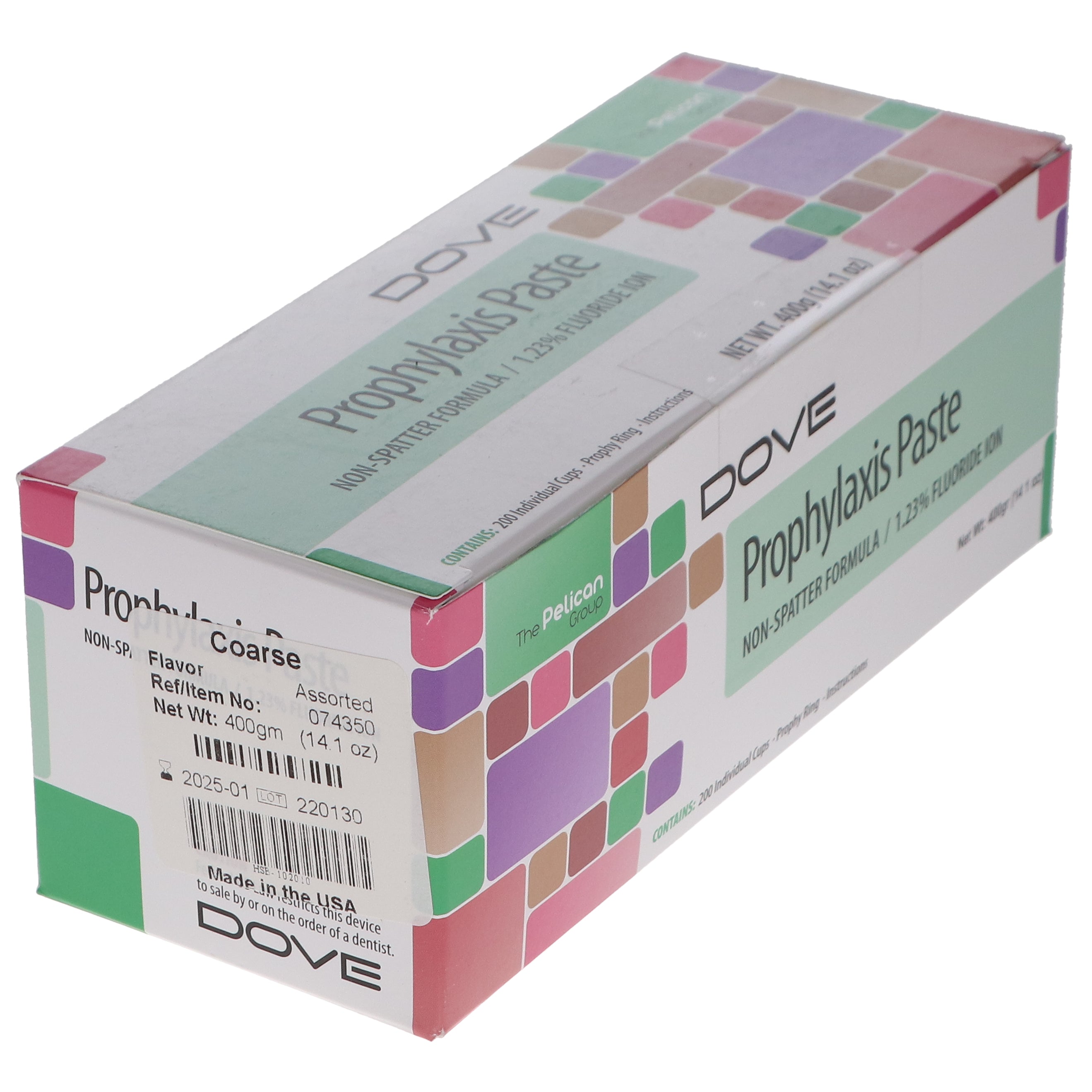 House Brand Dentistry 102010 Prophy Paste Cups Coarse Assorted Grit 200/Bx