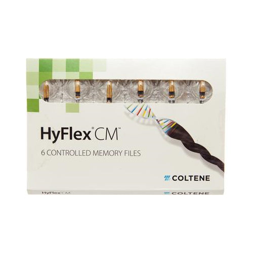 Coltene Whaledent H8250440 Hyflex CM NiTi Memory Files 25mm .04 #40 6/Pk