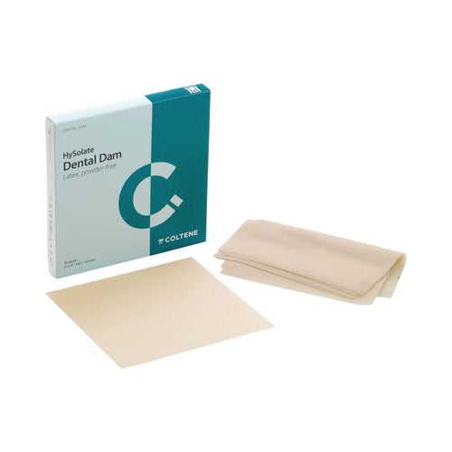 Coltene Whaledent 60034427 HySolate Latex Dental Dam Light Thin 152 X 152 36/Pk H00533
