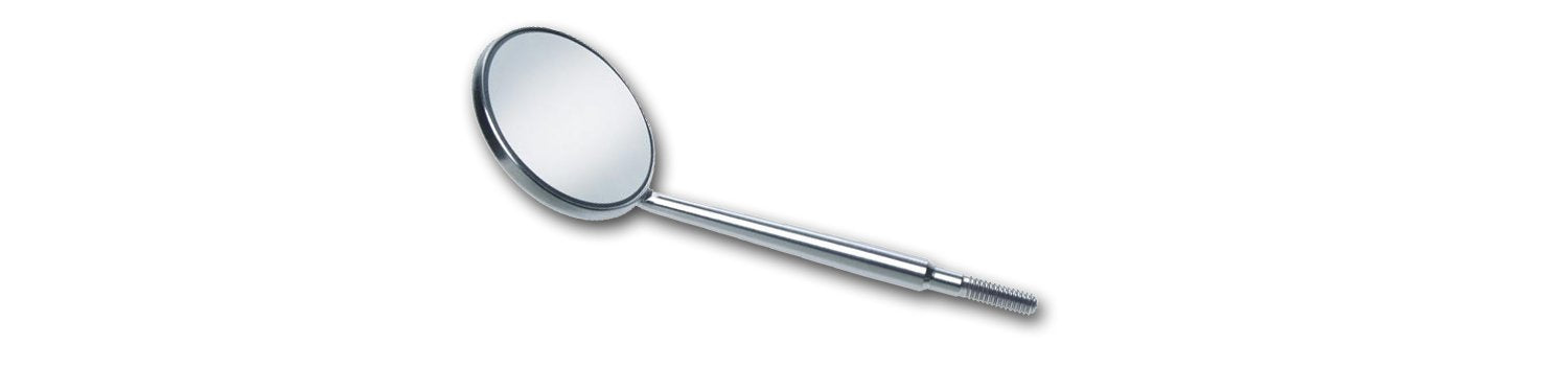 House Brand 707-230 Pomee Dental Mirrors Chrome Cone Socket #5 12/Pk