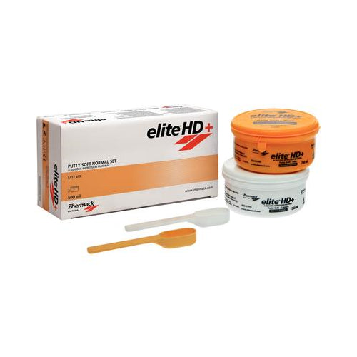 Zhermack C203000 Elite HD+ A-Silicone Impression Putty Soft Regular Set 250 mL