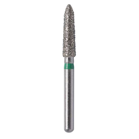 Axis Dental M878K-014 NTI FG Friction Grip #878K-014 Curettage Medium Grit Diamond Burs 5/Pk