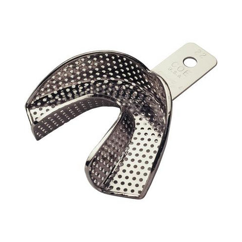 GC 260221 COE Nickel Full Arch Impression Tray #22 Small Lower Perforated