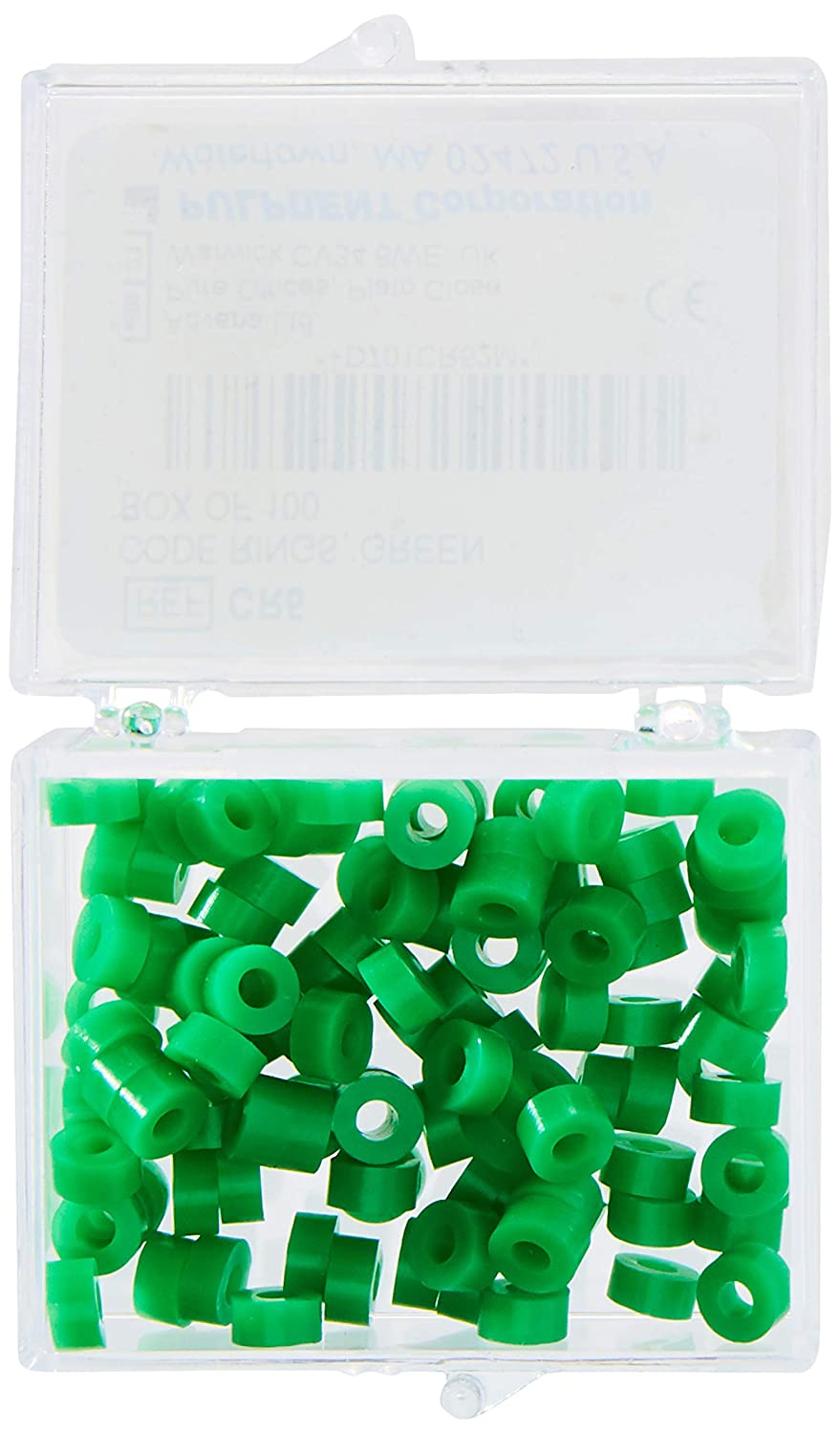 Pulpdent CR5 Instrument Color Code Rings Silicone Standard 100/Pk Green