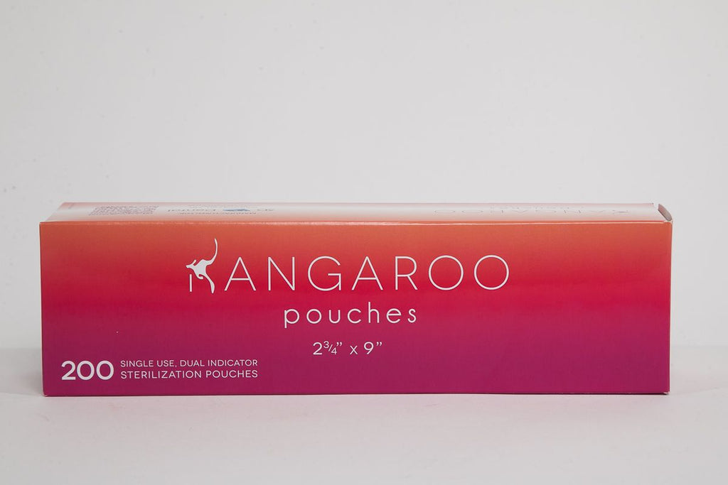 House Brand SP2X9 Kangaroo Self-Seal Sterilization Pouches 2.75" X 9" Pink 200/Bx