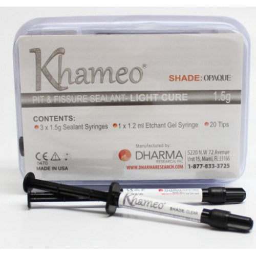 Dharma Research 56-00020 Khameo Pit & Fissure Sealant Dental Kit Opaque EXP Jul 2023