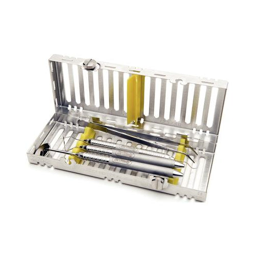 Hu-Friedy IM6055 IMS Signature Sterilization Cassette 5 Instruments Yellow