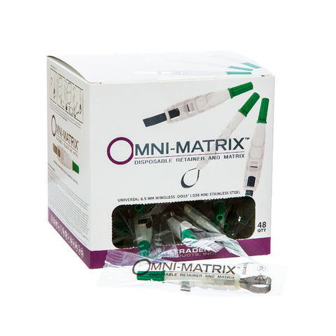 Ultradent 8802 Omni Matrix Disposable Retainer 0.0015" Winged Green 48/Pk