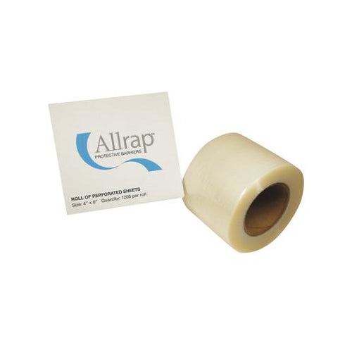 Pinnacle Products 460C Allrap Barrier Film Sheets 4" X 6" Clear 1200/Roll