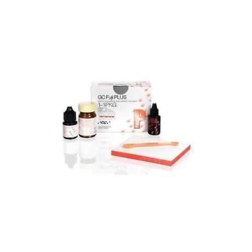 GC 431101 Fuji PLUS Reinforced Glass Ionomer Luting Cement 1:1 No Etch Package EXP Oct. 2024