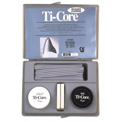 Essential Dental Systems 805-00 Ti-Core Dental Core Build-Up Material Fast Set Kit Gray