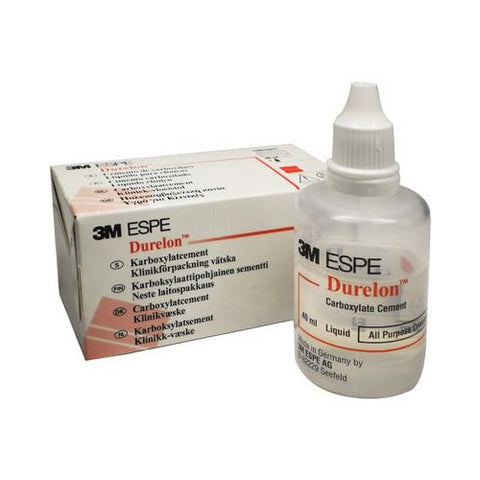 3M ESPE 38216 Durelon Carboxylate Self Cure Luting Cement Liquid 3/Pk 40 Gm