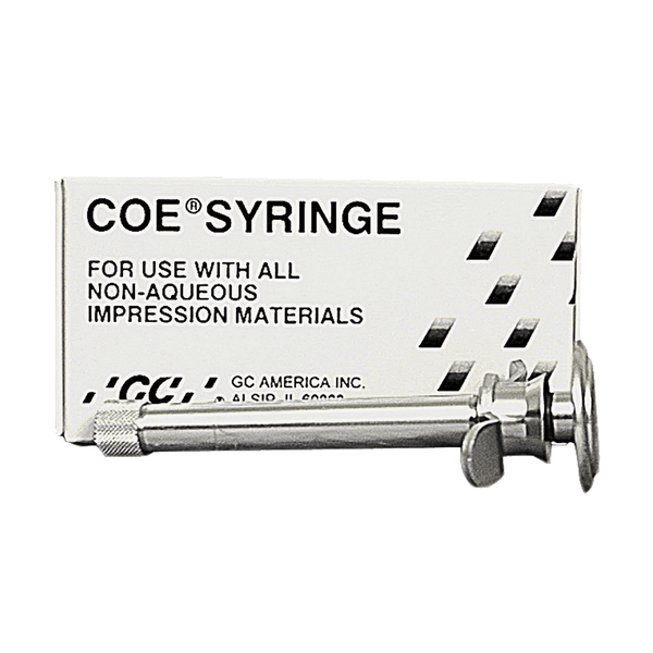 GC 159001 Coe Aluminum Syringe Complete For Rubber Base Impression Material