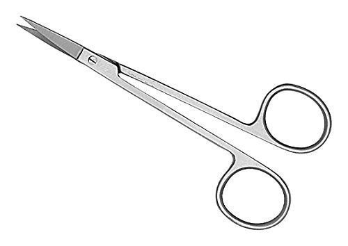 House Brand 722-1500 Pomee Iris Dental Scissor 4.5" Straight Tissue Suture Cut
