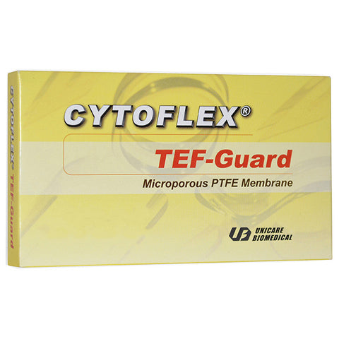 Unicare C01-0105 Cytoflex Tef-Guard Microporous ePTFE Membrane 25mm X 30mm 5/Pk