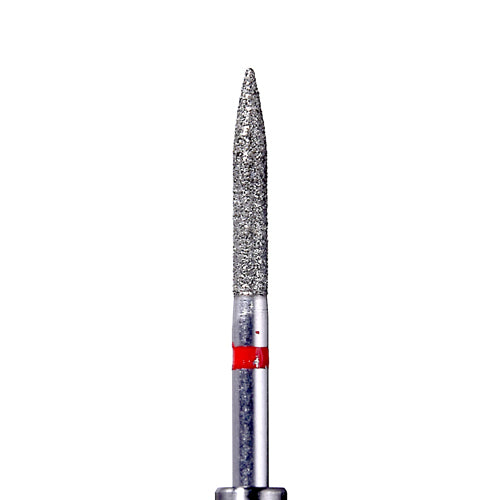 Mydent 863-016F Defend FG Friction Grip Fine Grit Flame Shaped Diamond Burs 10/Pk