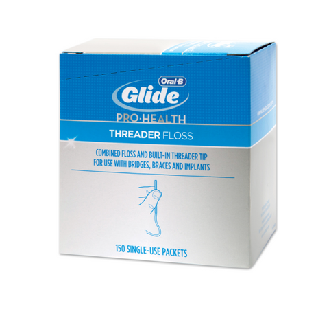 Proctor & Gamble 84843408 Oral-B Glide Pro-Health Threader Dental Floss 150/Box