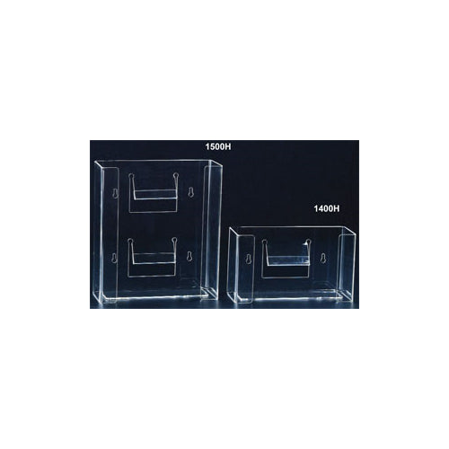 Plasdent 1500H Glove Box Dispenser Double Horizontal Clear Acrylic 10