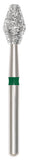 SS White 811-033C Piranha FG Friction Grip Barrel Shaped Coarse Grit Diamond Burs 25/Pk