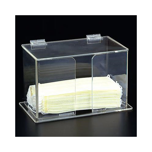 Plasdent 1212 Earloop Face Masks Dispenser Organizer Clear Acrylic 8.5