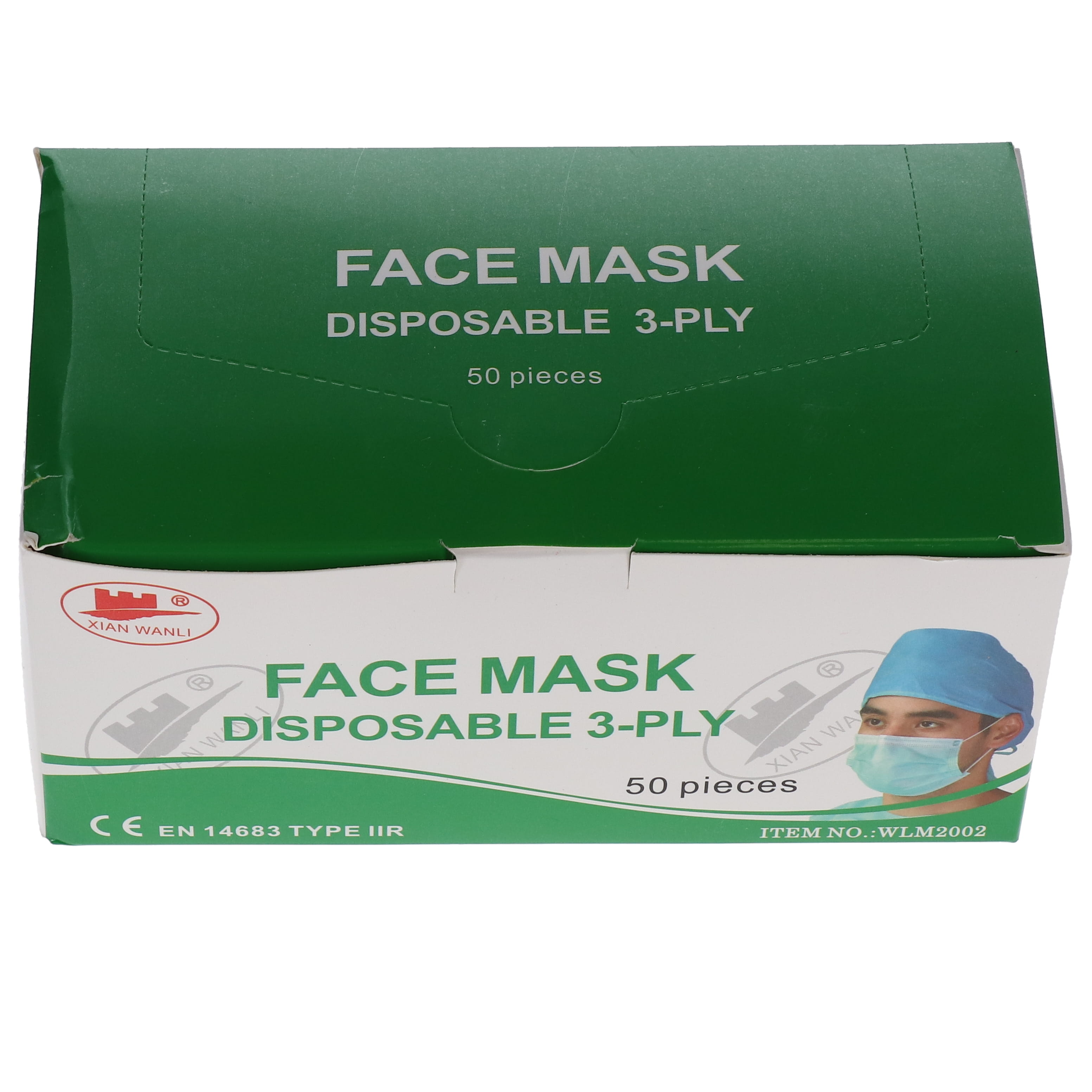 House Brand Dentistry 908330 Earloop 3-Ply Medical Surgical Face Masks Type II-R 50/Bx EXP Sep 2023