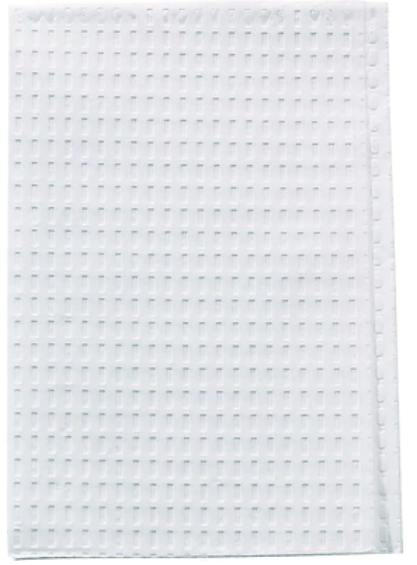 Tidi 917461 Dental Patient Bibs 2+1 Ply Paper Poly 13