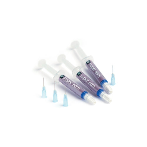 SDI 8100040 Super Dental Etch Syringe Kit 3/Pk 2mL With 25 Tips