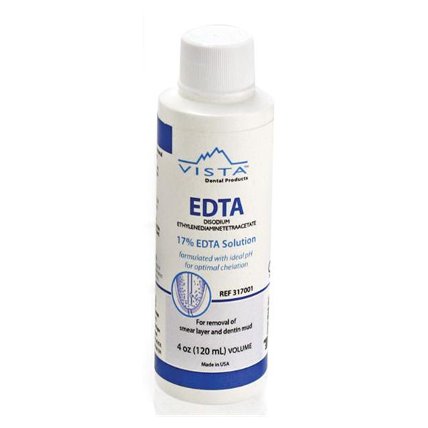 Vista Dental 317001 EDTA Cleanser 17% Aqueous Solution 4 Oz 120 mL Bottle