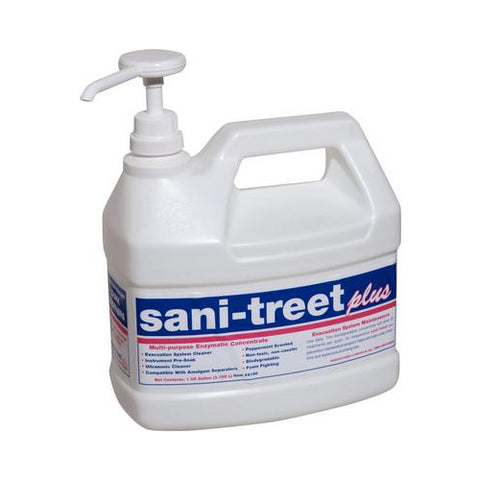 Enzyme Industries 4198 Sani-Treet Plus Evacuation Cleaner Peppermint 1 Gallon