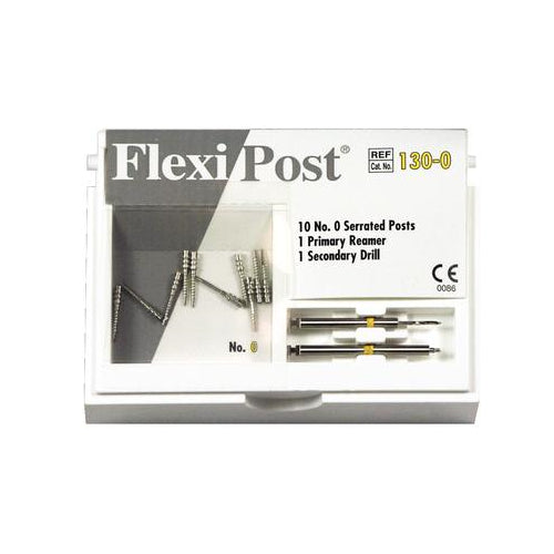 Essential Dental Systems 130-0 Flexi-Post Stainless Steel Posts #0