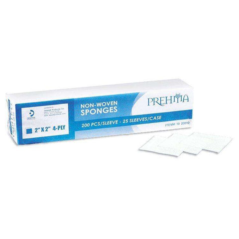 Keystone 10-20010 Prehma Non-Woven Standard Sponges 2" X 2" 30 Gm 5000/Pk