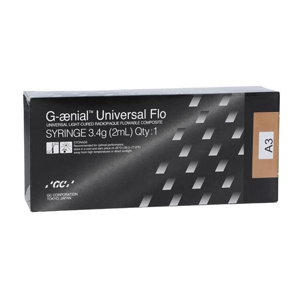 GC 004204 G-aenial Universal Flo Light Cure Flowable Composite Syringe A3 3.4 Gm