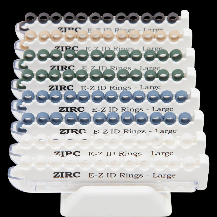 Zirc Dental 70Z210 EZ ID Instrument Rings Vibrant Large 0.75