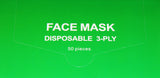 Xian Wanli 908220 Disposable 3-Ply Surgical Face Masks EN 14683 Level IIR (ASTM 3 Equivalent) BFE 99% 1000/Pk