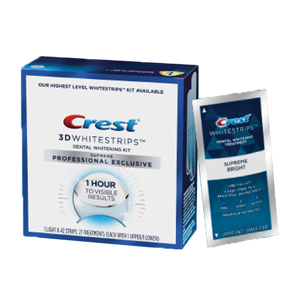 Proctor & Gamble 80366857 Crest 3D Whitestrips Supreme Kit 4/Case