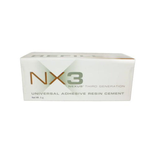 Kerr Dental 33645 NX3 Universal Adhesive Resin Cement Dual Cure Automix Syringe Yellow 5 Gm EXP Sep 2025