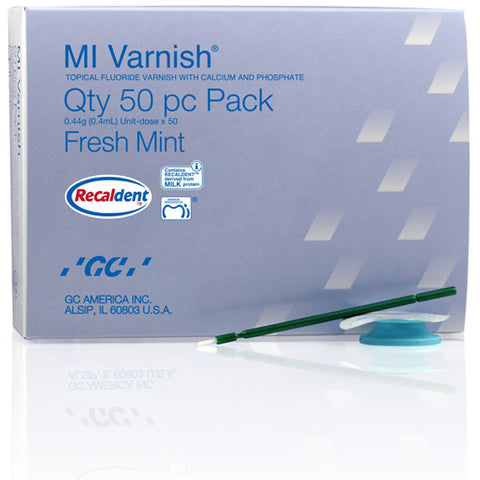 GC 900748 MI Topical Fluoride Varnish Fresh Mint .40 mL Unit Doses 35/Pk