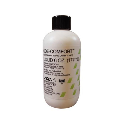 GC 341091 Coe Comfort Self Cure Chairside Tissue Conditioner Liquid 6 Oz EXP May 2026