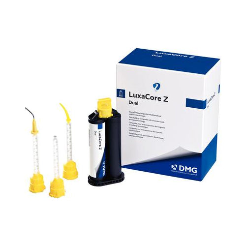 DMG 213331 Luxacore Z-Dual Automix Core Buildup Material Cartridge Kit Blue EXP Nov 2024