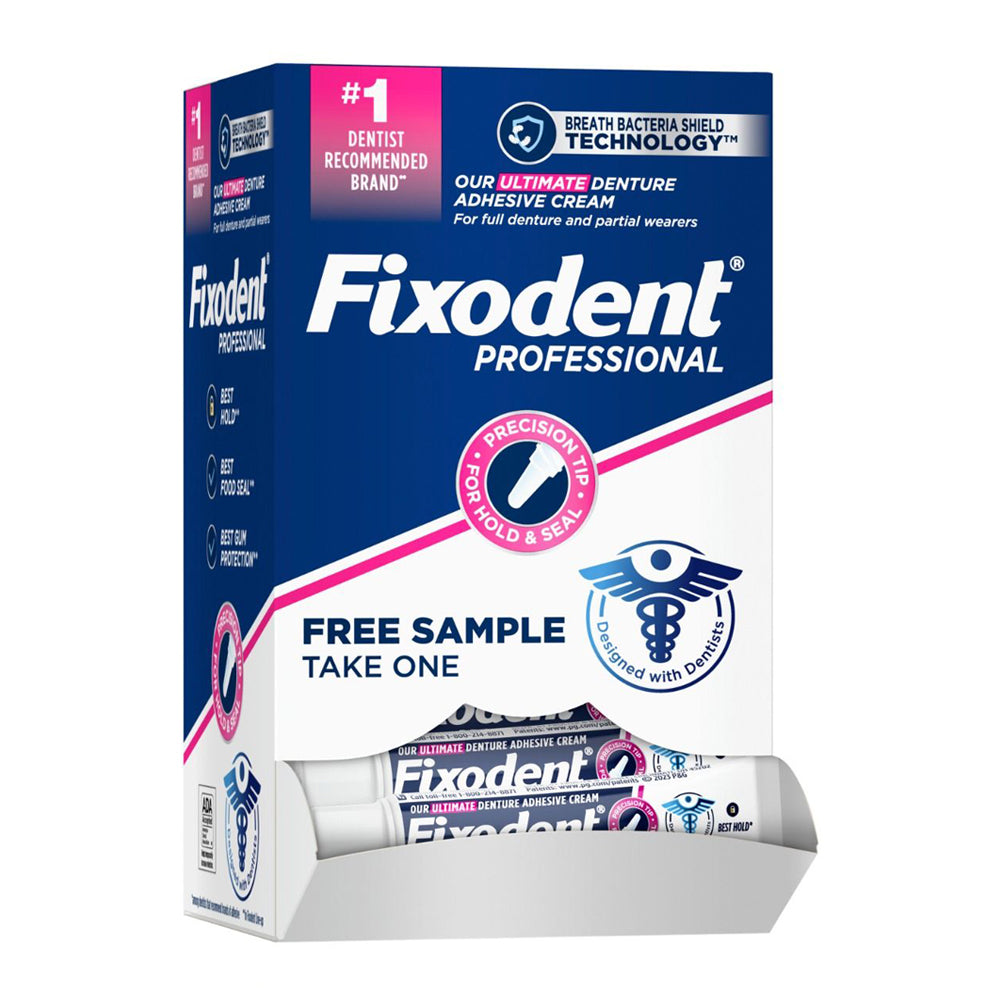 Proctor & Gamble 80717506 Fixodent Professional Ultimate Denture Adhesive Cream 50/Pk 0.35oz Tube