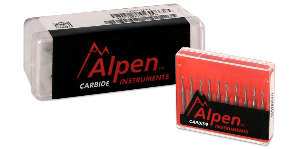 Coltene Whaledent R300330 Alpen FG Friction Grip 330 Short Shank Pear Shaped Carbide Burs 10/Pk