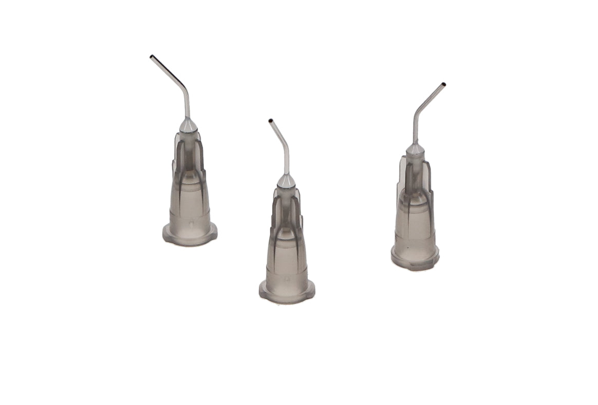 House Brand Dentistry 100628 Pre-Bent Applicator Tips 22 Gauge Grey 100/Pk