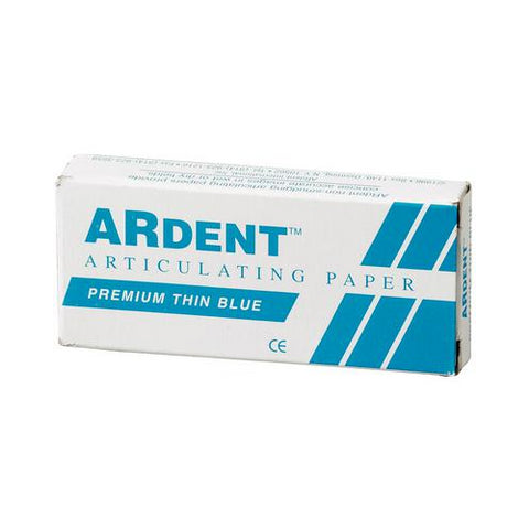 WhipMix 60000 Ardent Articulating Paper Strips Premium Thin Blue 140/Pk
