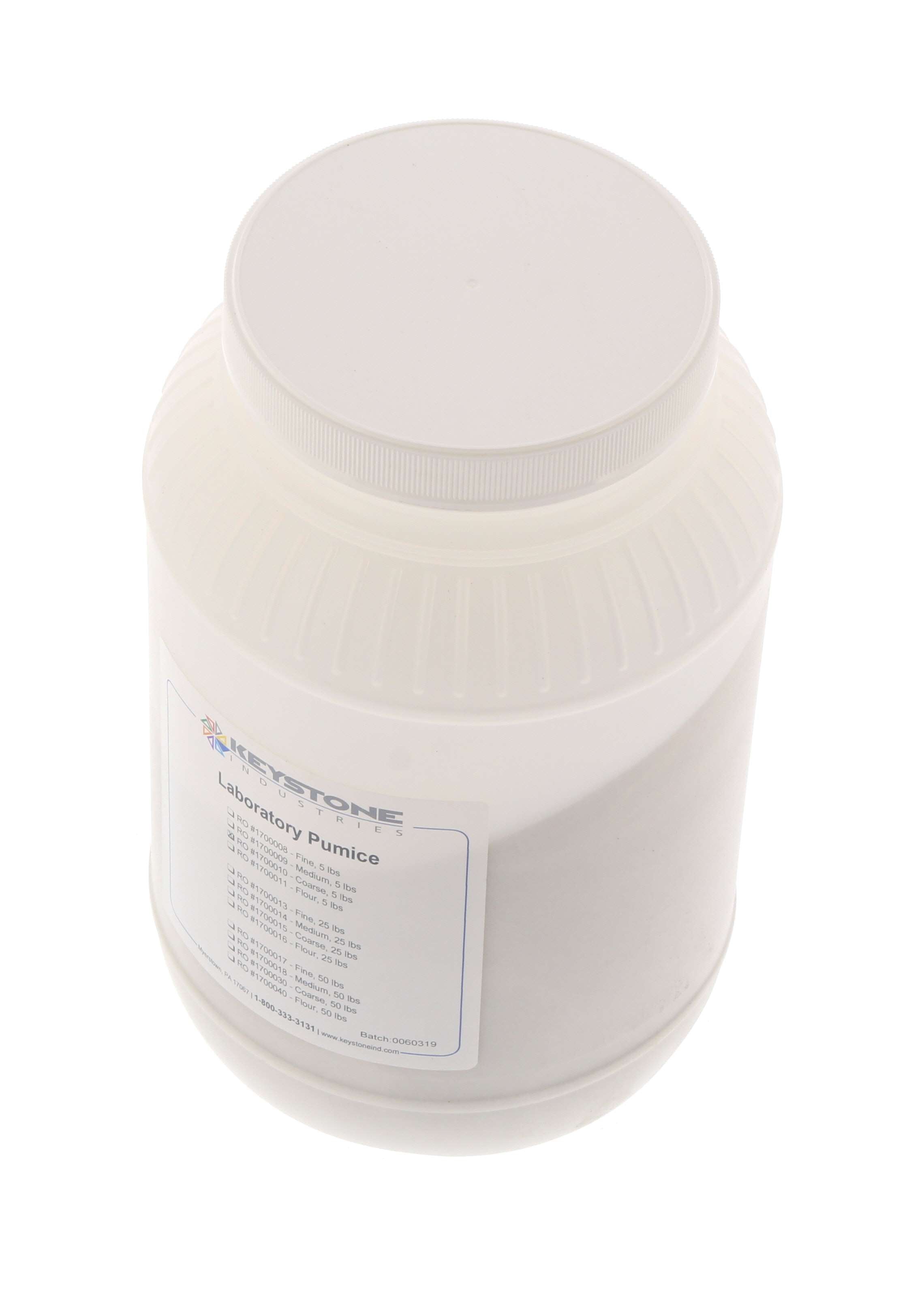 Keystone 1700014 Dental Laboratory Pumice Powder Medium 0-1/2 25 Lb