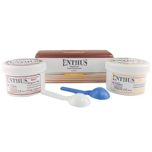 Dharma Research 38-00001 Enthus VPS Putty Regular Set Spearmint Base & Catalyst