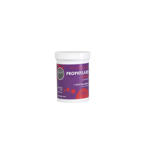 Keystone 24-09077 Dental Prophy Paste Cherry Medium Grit 1.23% APF 12 Oz Jar EXP Nov 2023