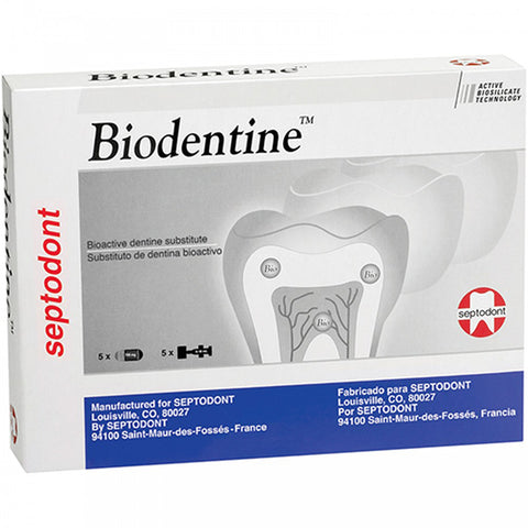 Septodont 01C0605 Biodentine Bioactive Dentin Replacement Base Liner Kit 5/Pk EXP Aug 2024